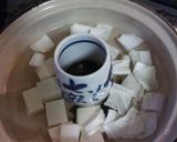 湯豆腐~ねぎかつお醤油のたれで~作り方3写真