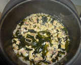 簡単ワカメ桜エビ油揚げ炊き込み御飯作り方3写真