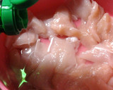 長ネギと鶏ささみのゆず胡椒風味作り方2写真
