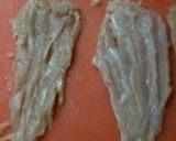 鶏肉のにらマスタード。作り方1写真