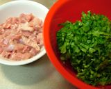 大根葉で食感シャキッ☆とりごまご飯作り方1写真