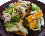 たっぷり野菜の中華風とろみ焼きそば作り方8写真