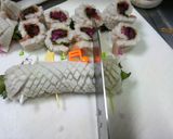 鯛入り竹輪の大葉しば漬けマキマキ⌒★作り方5写真