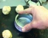 かた焼きせんべい ♪ 歯に気を付けてね作り方6写真
