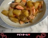 道産子の味?☆ほっこり鮭じゃが♪石狩鍋風作り方58写真