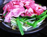 豚ともやしの蒸し焼き～香味タレで～作り方1写真