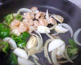 エビと野菜と卵のクレソル炒め作り方8写真
