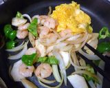 エビと野菜と卵のクレソル炒め作り方9写真