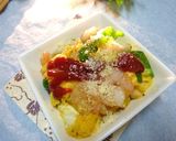 エビと野菜と卵のクレソル炒め作り方10写真