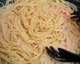しっとりクリーミーで濃厚な明太子パスタ作り方5写真