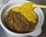 かぼちゃとひき肉の重ね焼き＊カレー風味＊作り方5写真