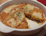 かぼちゃとひき肉の重ね焼き＊カレー風味＊作り方7写真