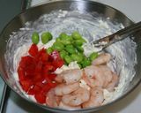 クリスマスカラーのバゲットファルシー作り方4写真
