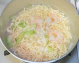 エビとセロリのラーメン作り方4写真