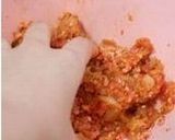 ビールがススム！味付不要なキムチ餃子作り方2写真