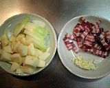 カルボナーラ風！ポテトオムレツマフィン作り方1写真