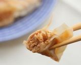 ビールがススム！味付不要なキムチ餃子作り方5写真