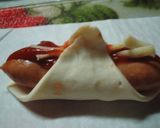 ♪ウィンナーのパイシート包み焼き♪作り方5写真