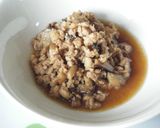 五香肉そぼろとキャベツの蒸し煮作り方1写真