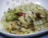 五香肉そぼろとキャベツの蒸し煮作り方5写真