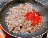 簡単！夕食に！ナスと豚ひき肉のボロネーゼ作り方5写真