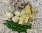 炊飯器で簡単！筍と里芋とインゲンの煮物作り方4写真