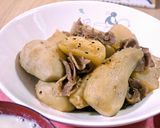 里芋とカブの肉じゃが風作り方4写真