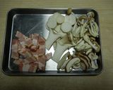 きのことベーコンのスパゲティ作り方1写真