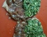 鶏肉のにらマスタード。作り方6写真