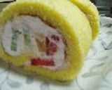 ♪簡単ふわふわいちごのロールケーキ♪作り方10写真