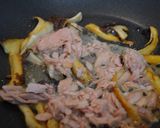 超簡単。ツナきのこクリームパスタ。作り方5写真