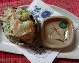 柚子胡椒deエビアボサラダ作り方5写真
