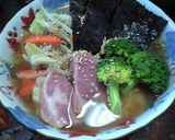 具沢山のラーメン ブロッコリーものせて~作り方5写真