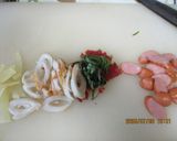 梅干しウィンナー炒飯たくあん入り♪作り方1写真