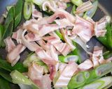 今宵の酒肴♪ミミガーのネギ塩焼き作り方2写真