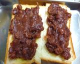 胡桃を乗せた塩あんトースト　生姜風味作り方4写真