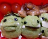 たまごっち　くちぱっち　親子　キャラ弁　作り方4写真