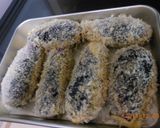 餃子の具の残りで。茄子バージョン。作り方4写真