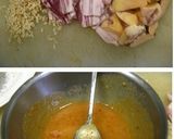 ■厚切り豚ばら肉とさつま芋の生姜味噌炒め作り方1写真