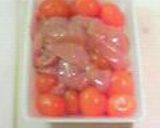 鶏モツの煮物作り方1写真