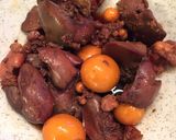鶏モツの煮物作り方5写真