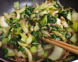 ご飯がすすむ２★青梗菜とツナの炒め煮★作り方5写真