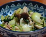 ご飯がすすむ２★青梗菜とツナの炒め煮★作り方6写真