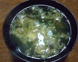 天かすon味噌汁作り方3写真
