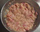 野菜たっぷり　チーズｉｎ煮込みハンバーグ作り方3写真