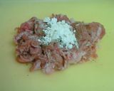 豚こま肉のマヨピカタ作り方1写真