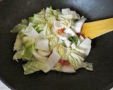 白菜とツナの簡単&節約♪中華丼作り方3写真