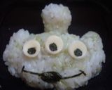 キャラ弁に リトルグリーンメン作り方3写真