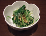 えのきと水菜の梅おかか和え作り方4写真