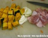 ■簡単！鶏肉とかぼちゃのトマトクリーム煮作り方1写真